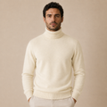 Cashmere Turtleneck Sweater – Beige
