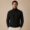 Cashmere Turtleneck Sweater – Black