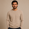 Cashmere Crewneck Sweater – Beige