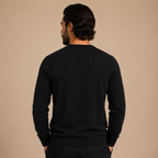Cashmere Crewneck Sweater – Black