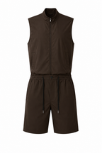 Eloro Brown Riviera Kit- Gilet & Short