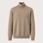 Cashmere Turtleneck Sweater – Camel