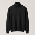Cashmere Turtleneck Sweater – Black