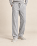 The Wide Wool Trousers – Light Grey