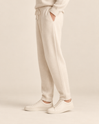 The Tapered Wool Trousers – Cream