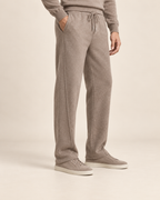 The Tapered Wool Trousers – Taupe