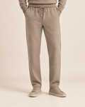 The Tapered Wool Trousers – Taupe