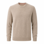 Cashmere Crewneck Sweater – Beige