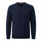 Cashmere Crewneck Sweater – Navy