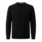 Cashmere Crewneck Sweater – Black