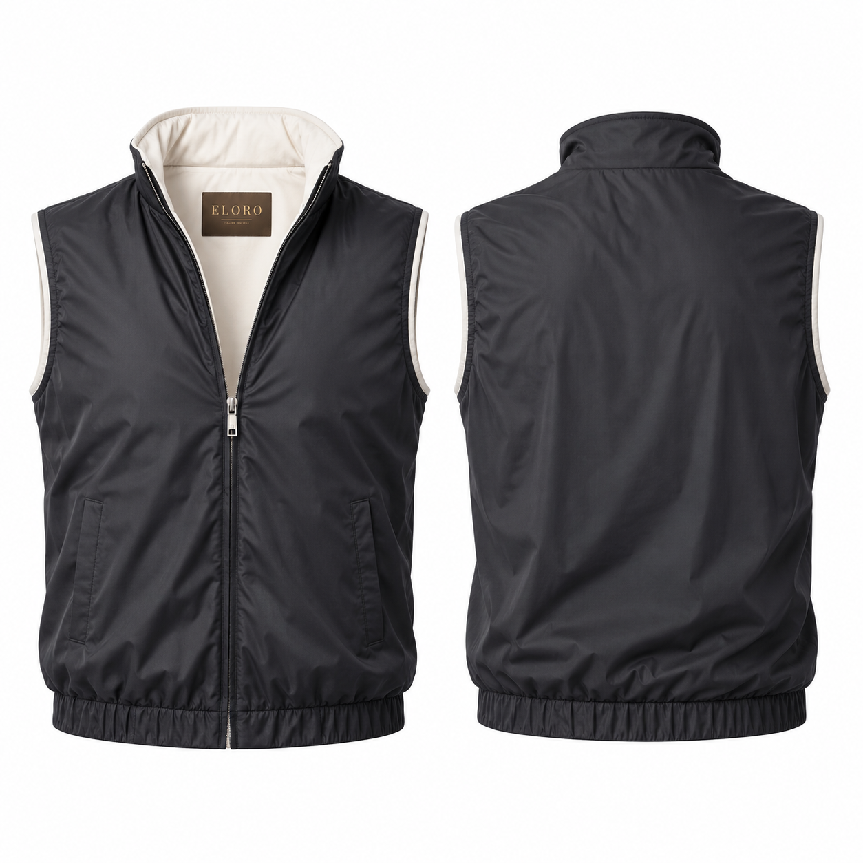 Eloro Black Reversible Gilet