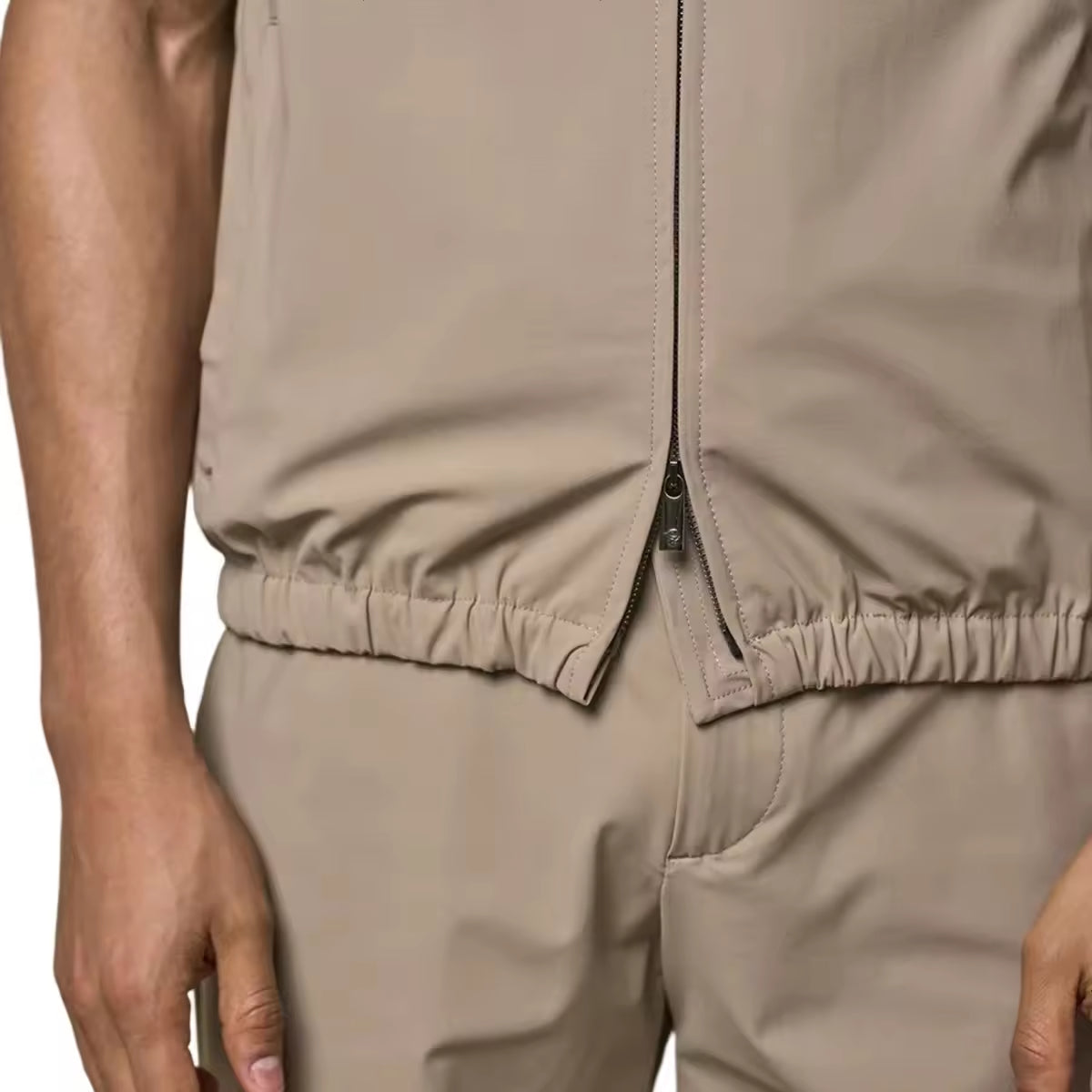 Eloro Beige Riviera Kit-Gilet & Short