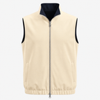 Reversible Motion Gilet — Navy & Cream