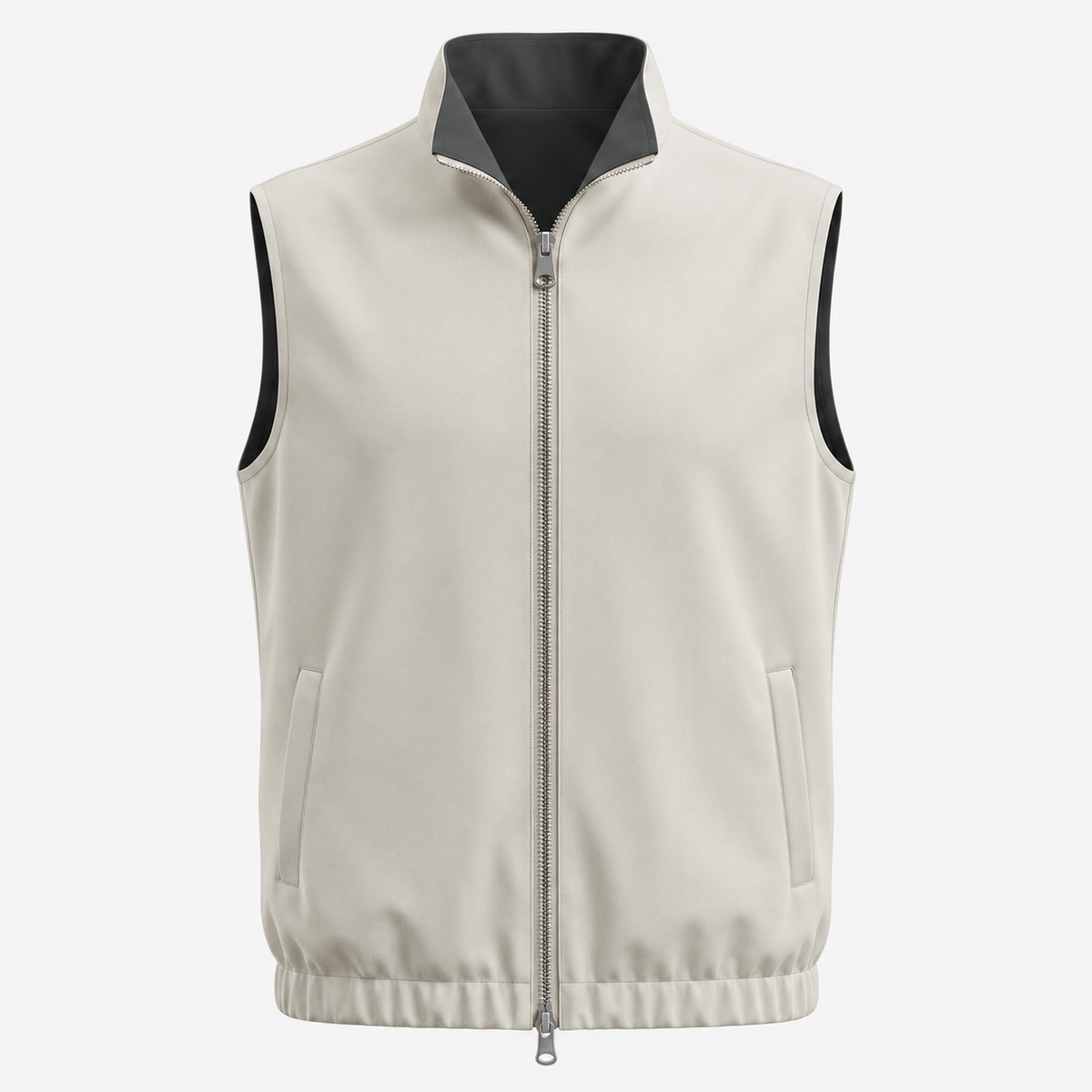 Reversible Motion Gilet — Dark Grey & Light Grey