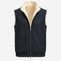 Reversible Motion Gilet — Navy & Cream