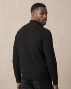 Black Cardigan Zip - ELORO