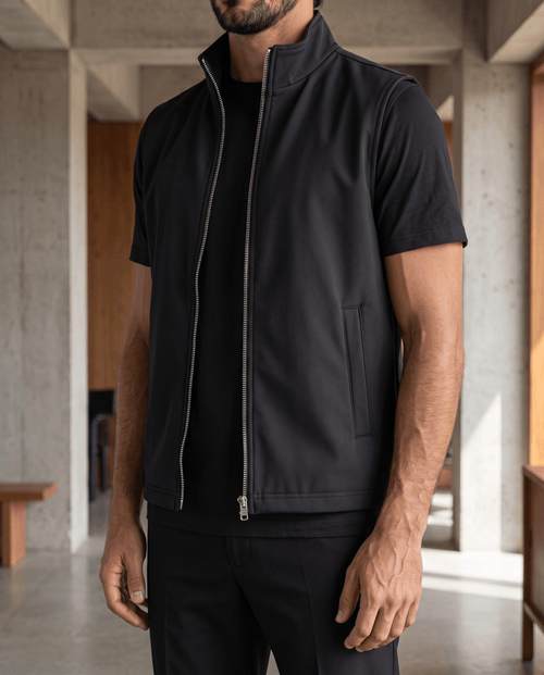Black Gilet - ELOROgilet