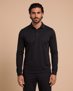 Black Polo Longsleeve - ELORO