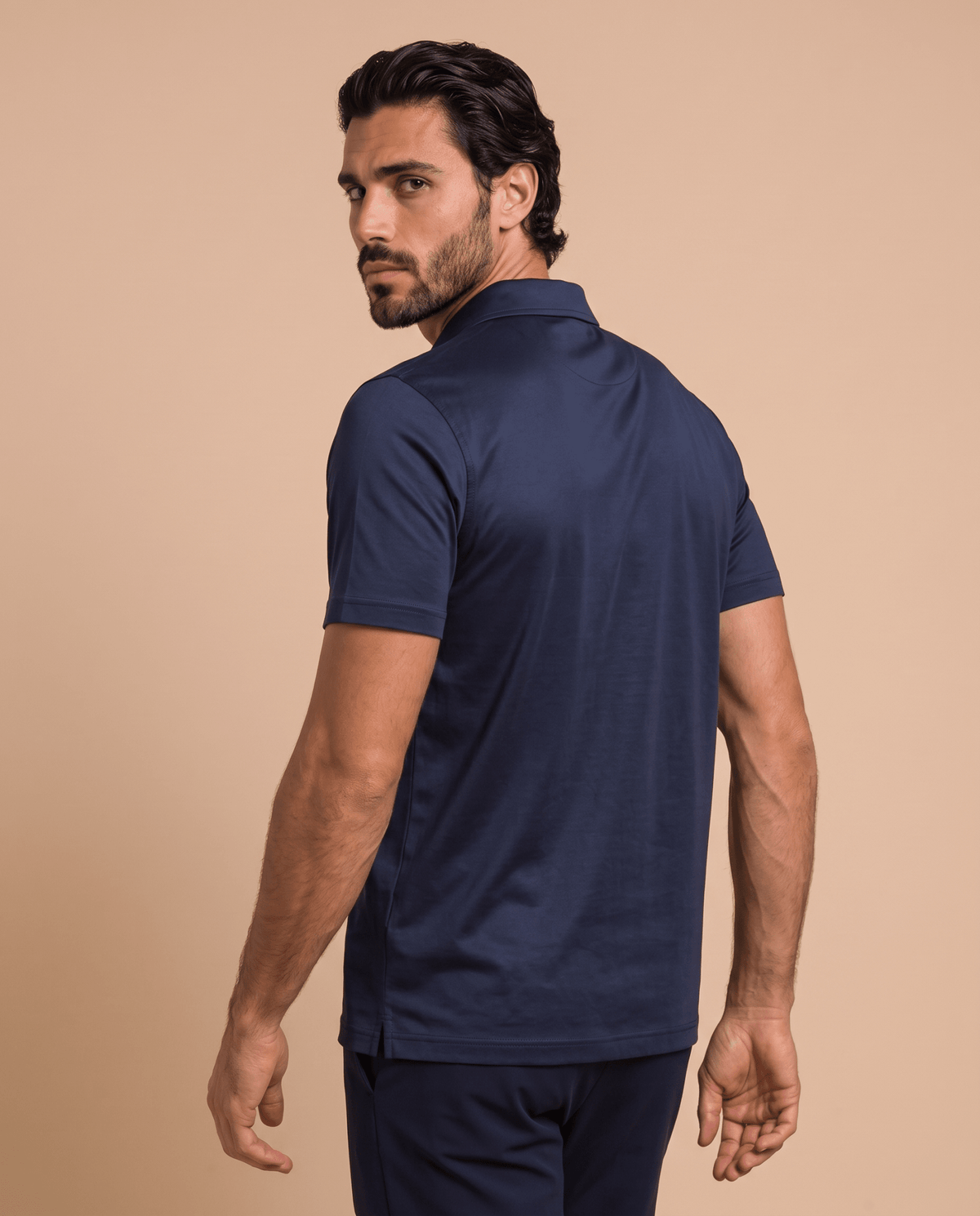 Blu Navy Polo - ELORO