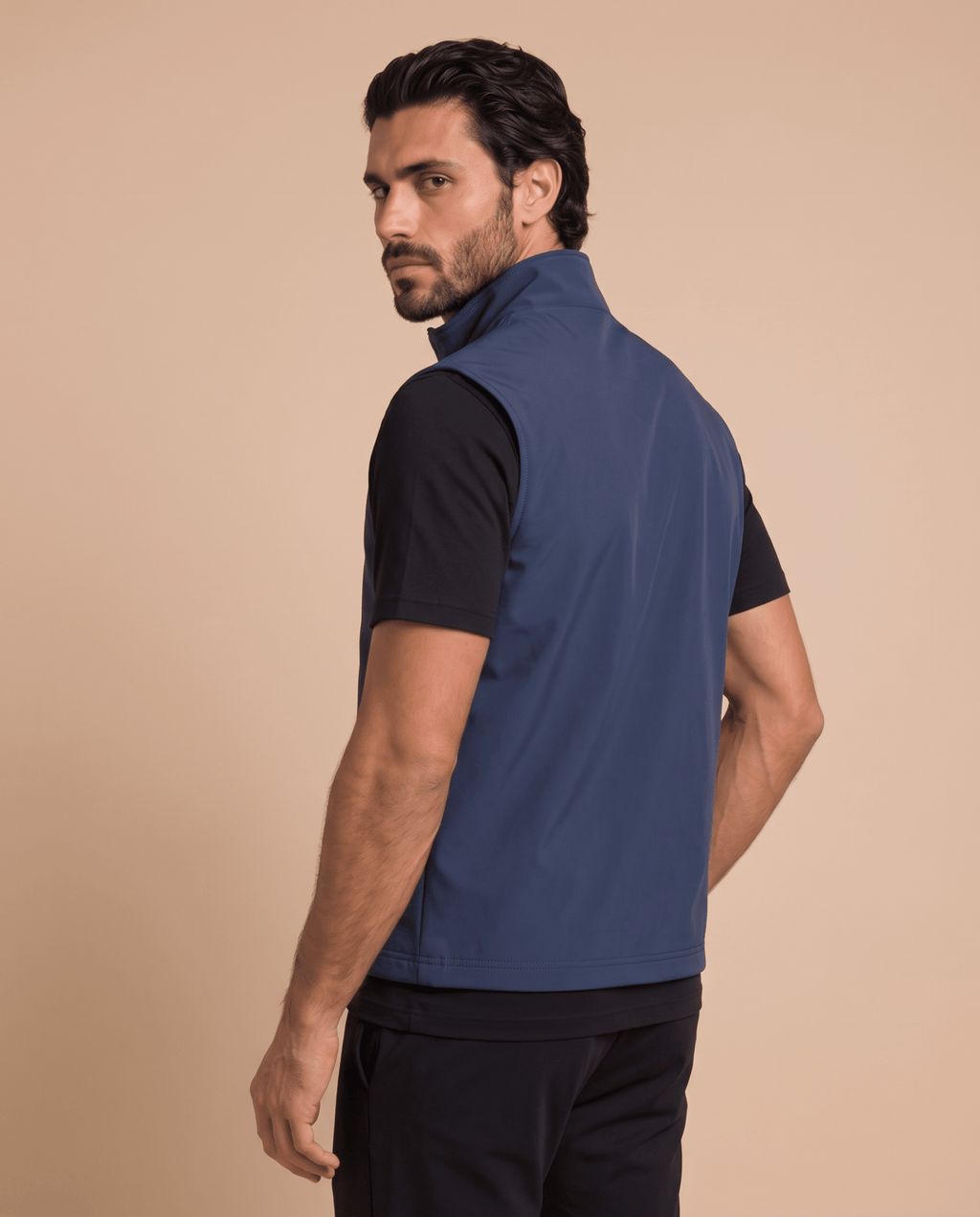 Blue Navy Gilet - ELORO