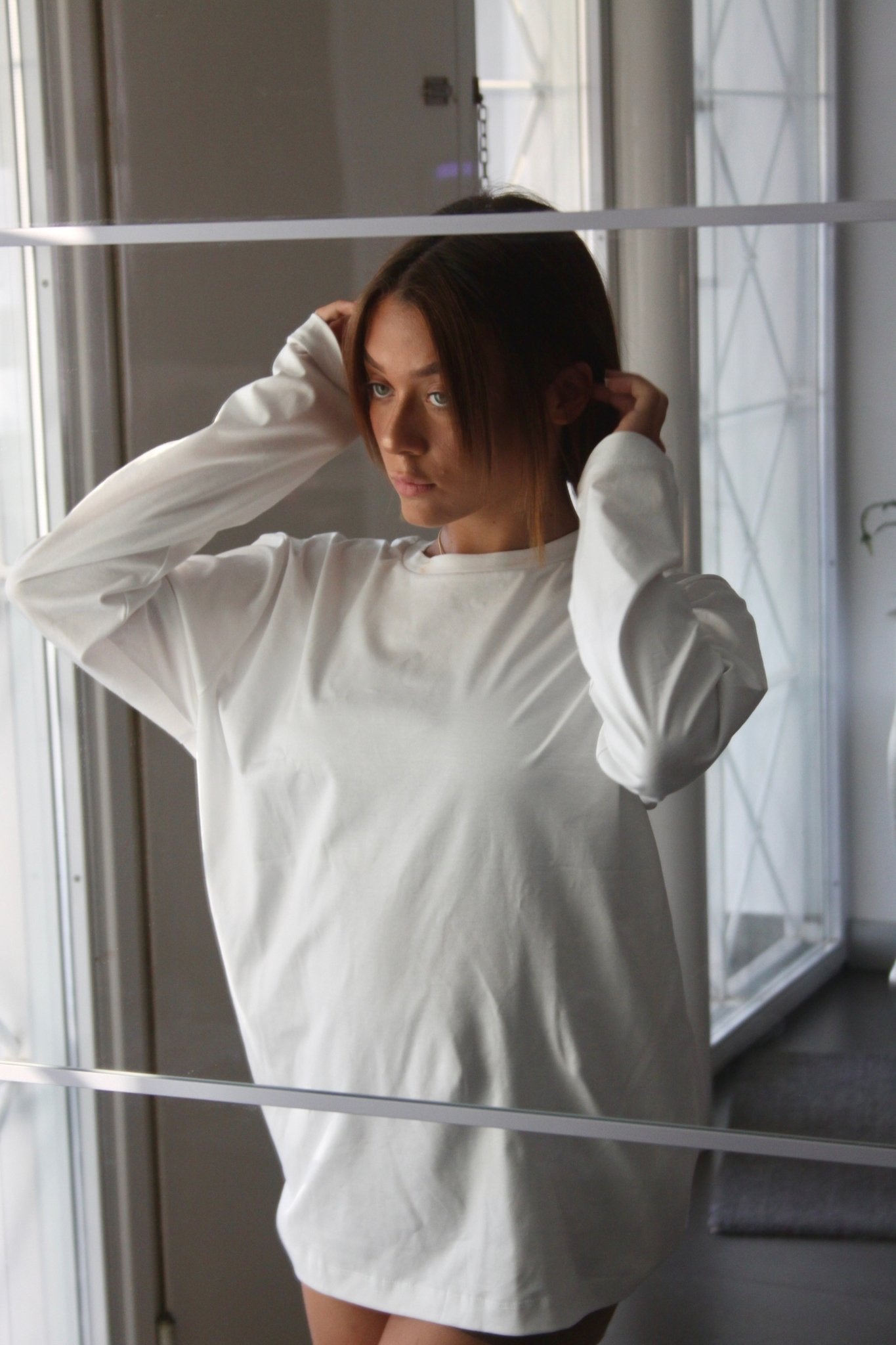 Borrowed Longsleeve — White - ELORO