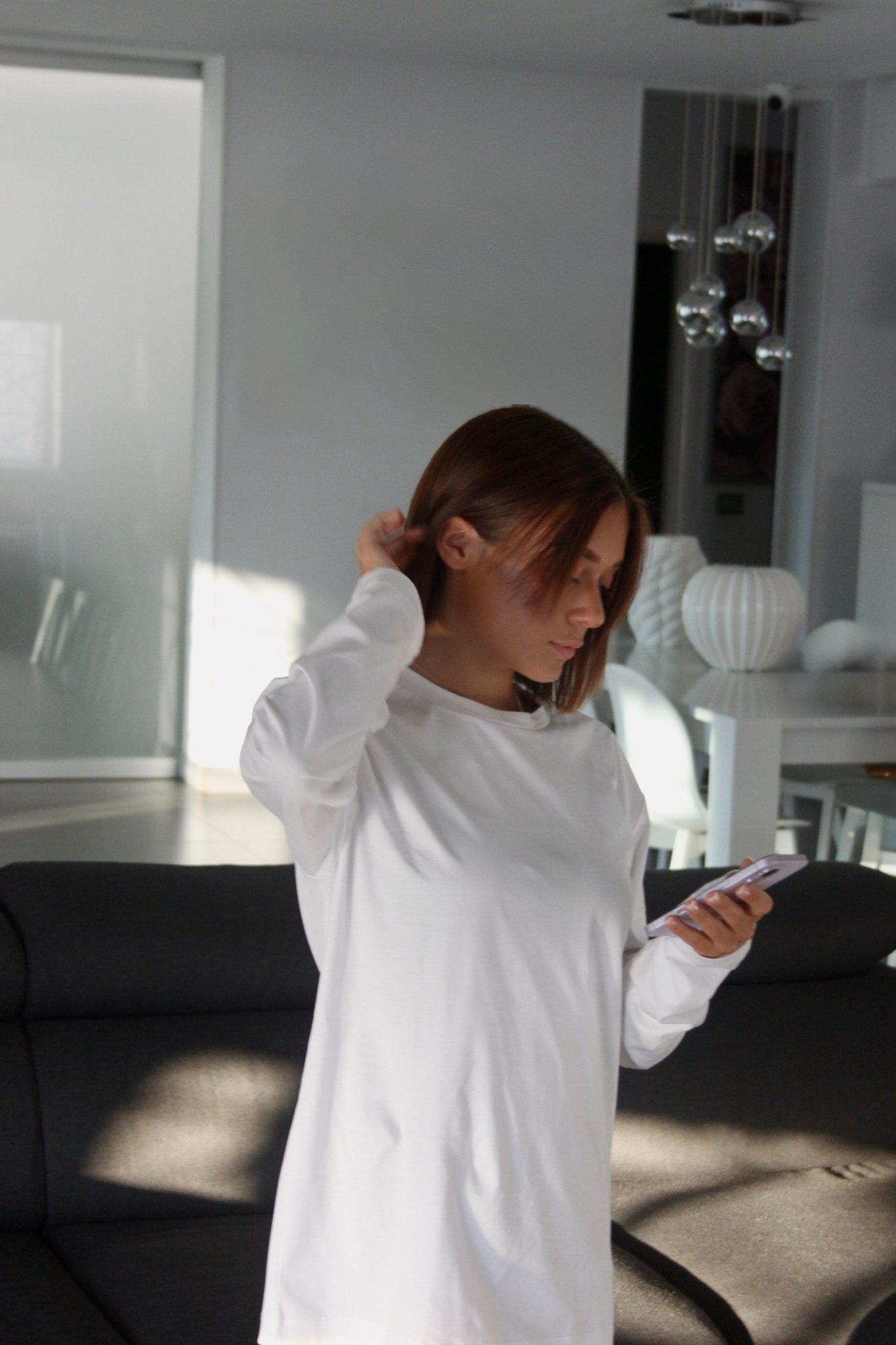 Borrowed Longsleeve — White - ELORO