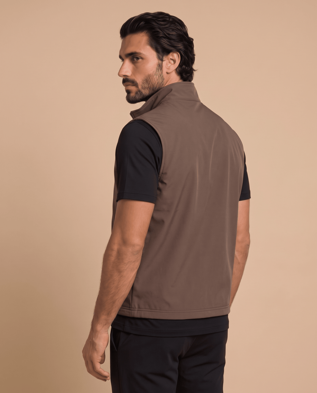 Brown Gilet - ELORO