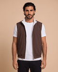 Brown Reversible Gilet - ELORO