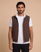Brown Reversible Gilet - ELORO