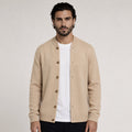 Button Wool Cardigan – Beige - ELORO