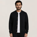 Button Wool Cardigan – Black - ELORO
