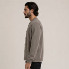 Button Wool Cardigan – Brown - ELORO