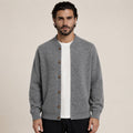 Button Wool Cardigan – Grey - ELORO