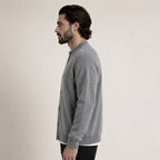 Button Wool Cardigan – Grey - ELORO