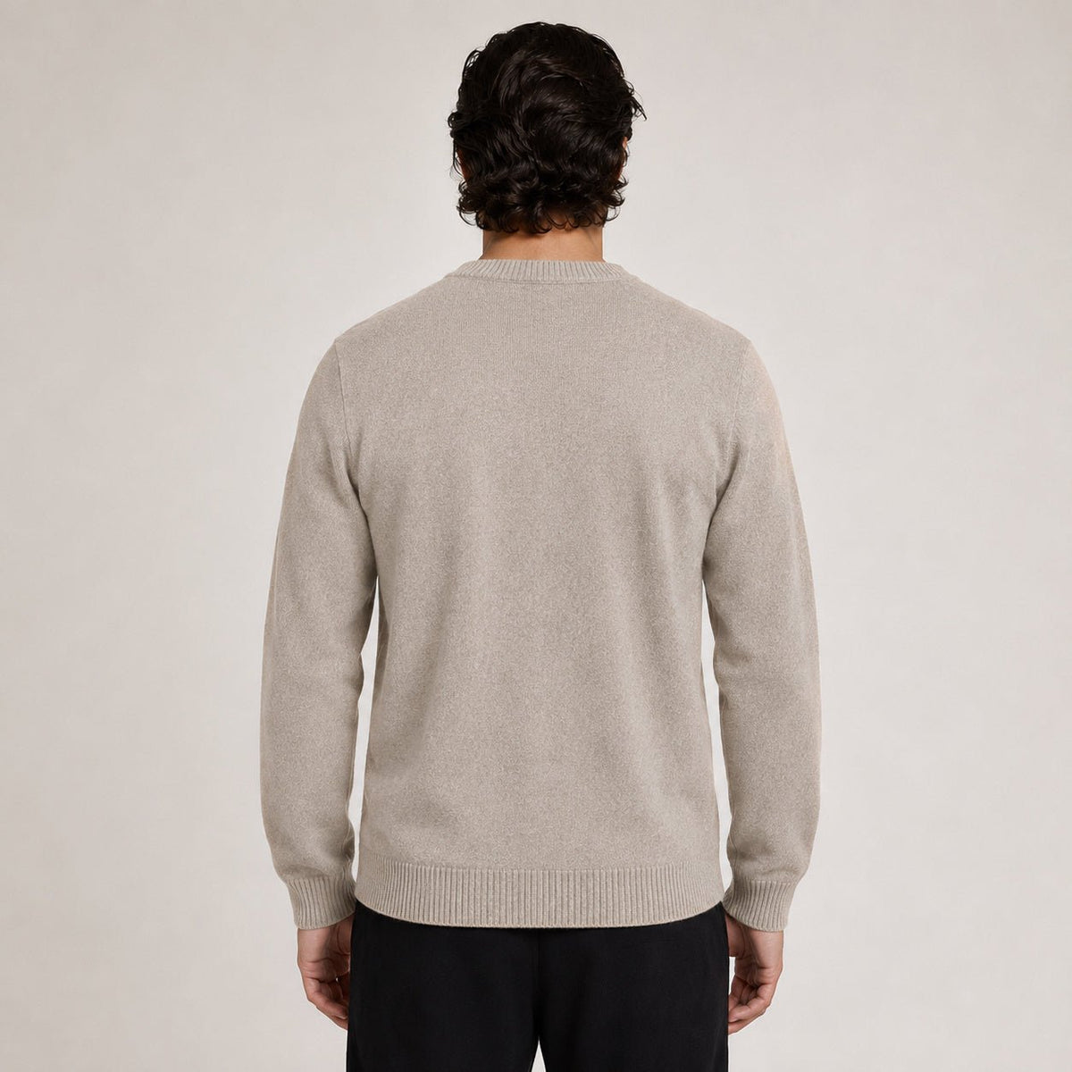 Button Wool Cardigan – Taupe - ELORO
