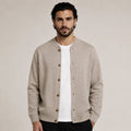 Button Wool Cardigan – Taupe - ELORO