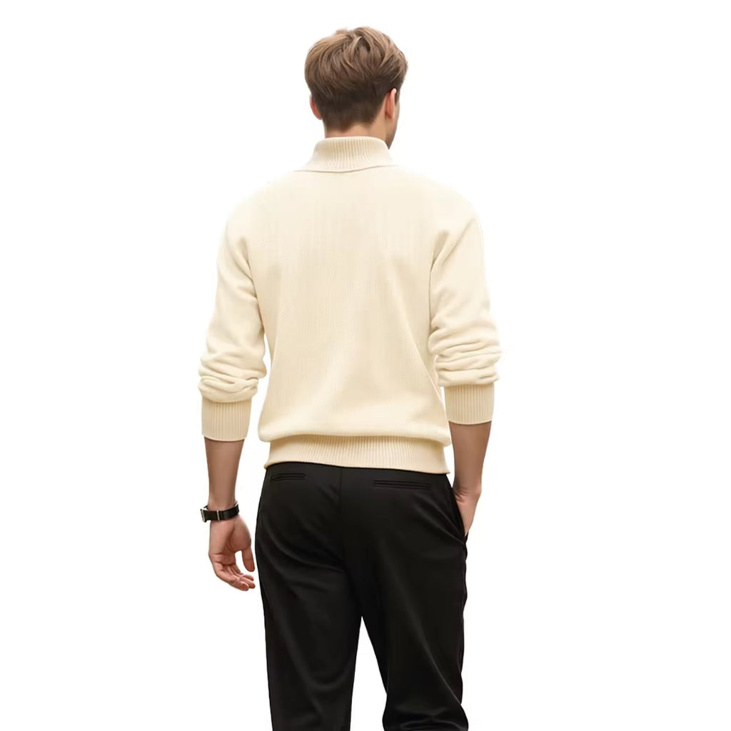 Eloro Beige Cardigan Zip - ELORO