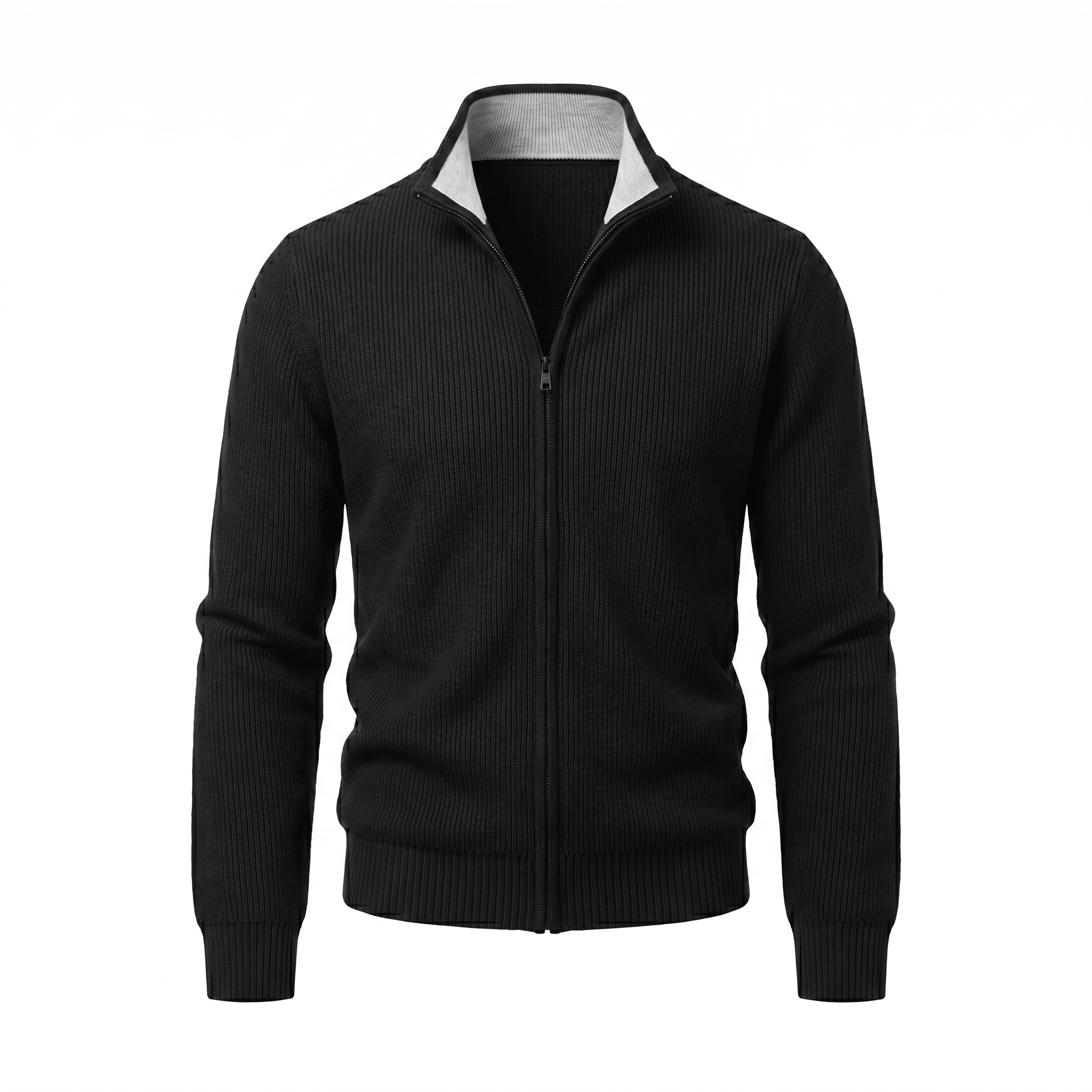Eloro Black Cardigan Zip - ELORO