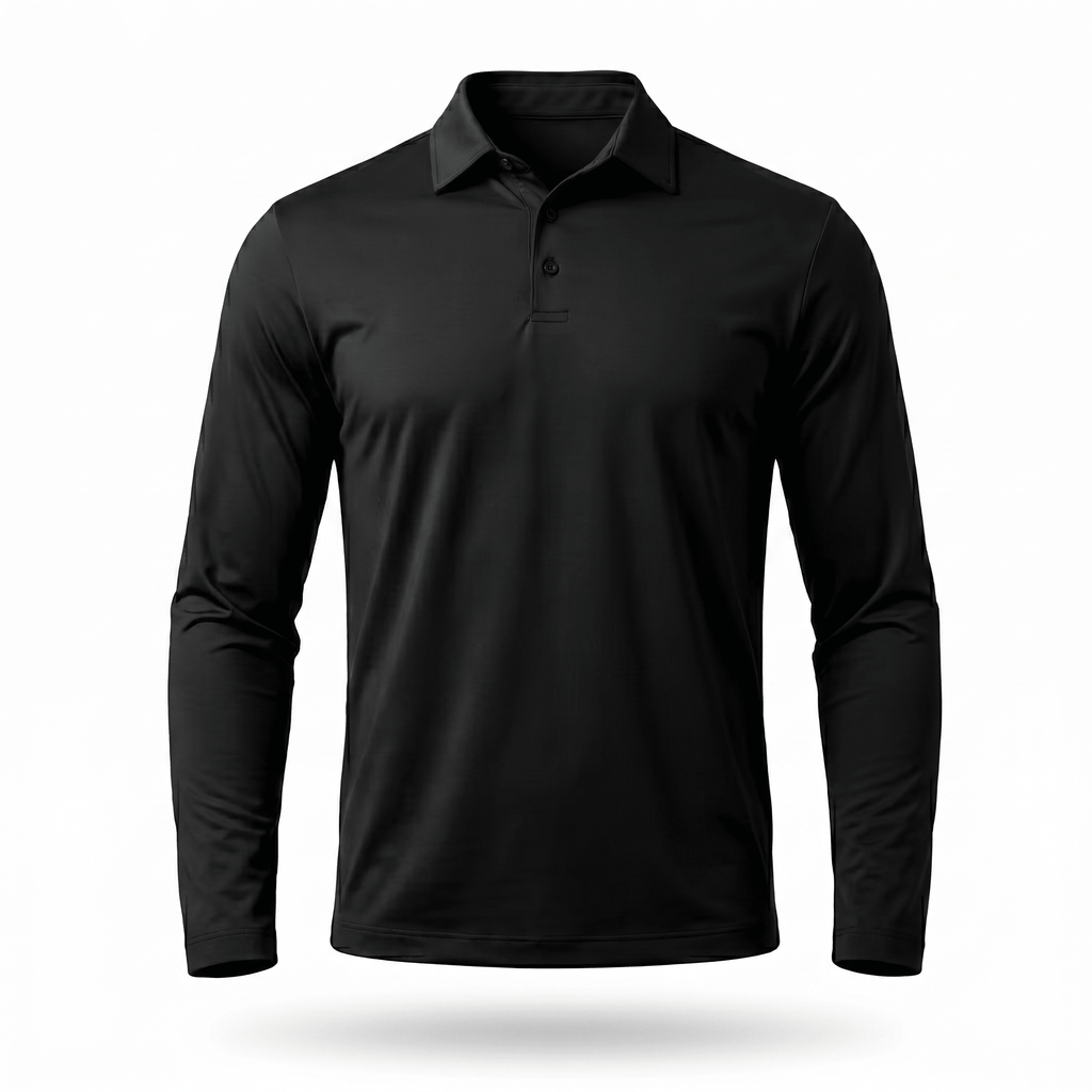 Eloro Black Polo Longsleeve - ELORO