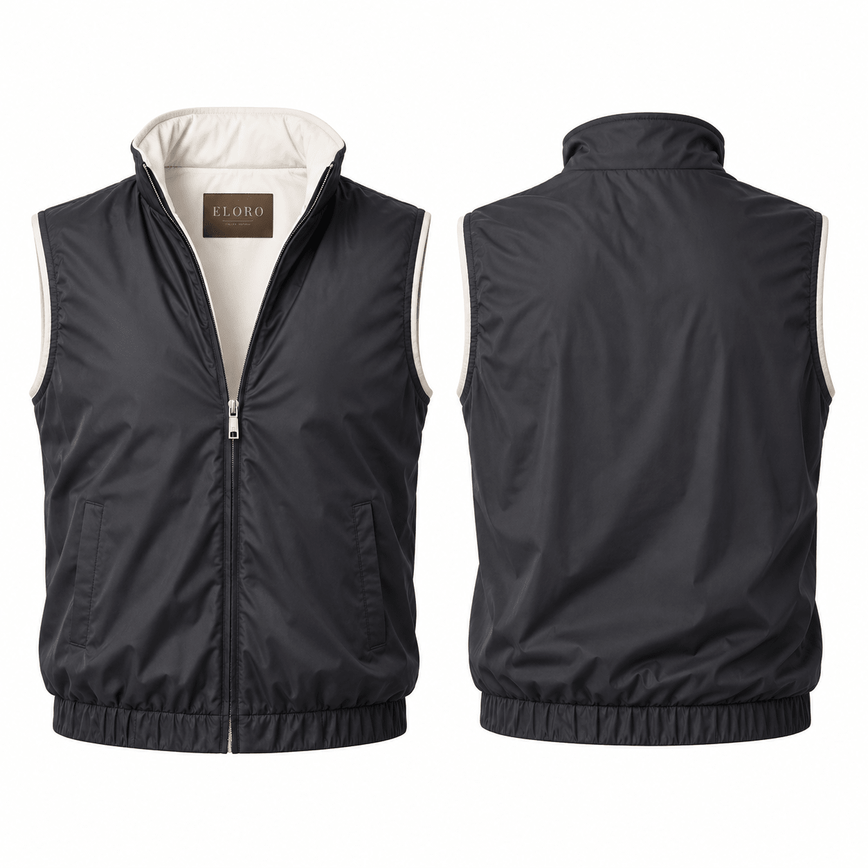 Eloro Black Reversible Gilet - ELORO