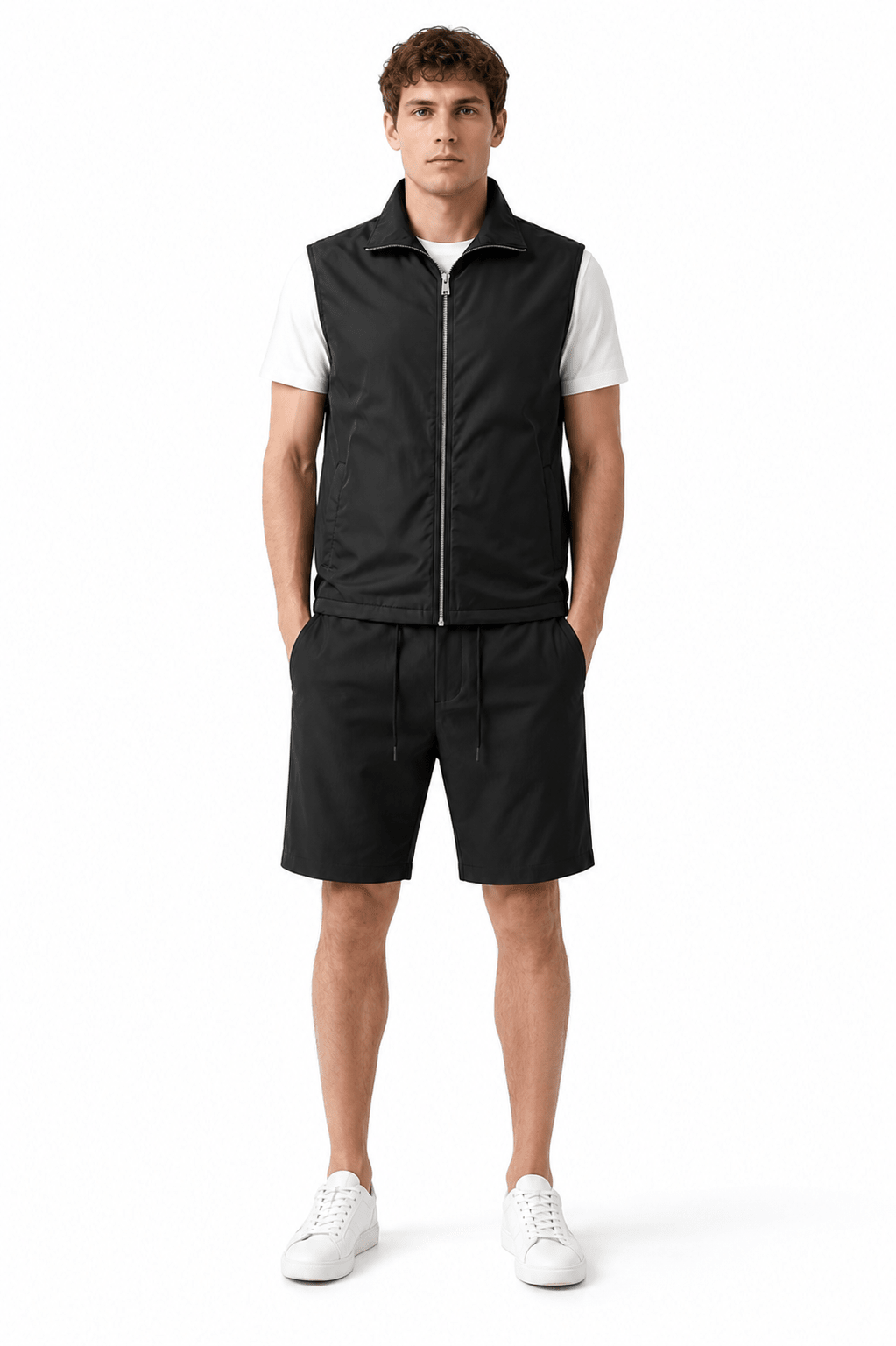 Eloro Black Riviera Kit- Gilet & Short - ELORO