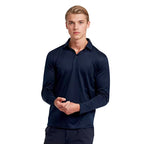 Eloro Blu Navy Polo Longsleeve - ELORO