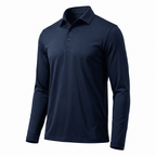 Eloro Blu Navy Polo Longsleeve - ELORO