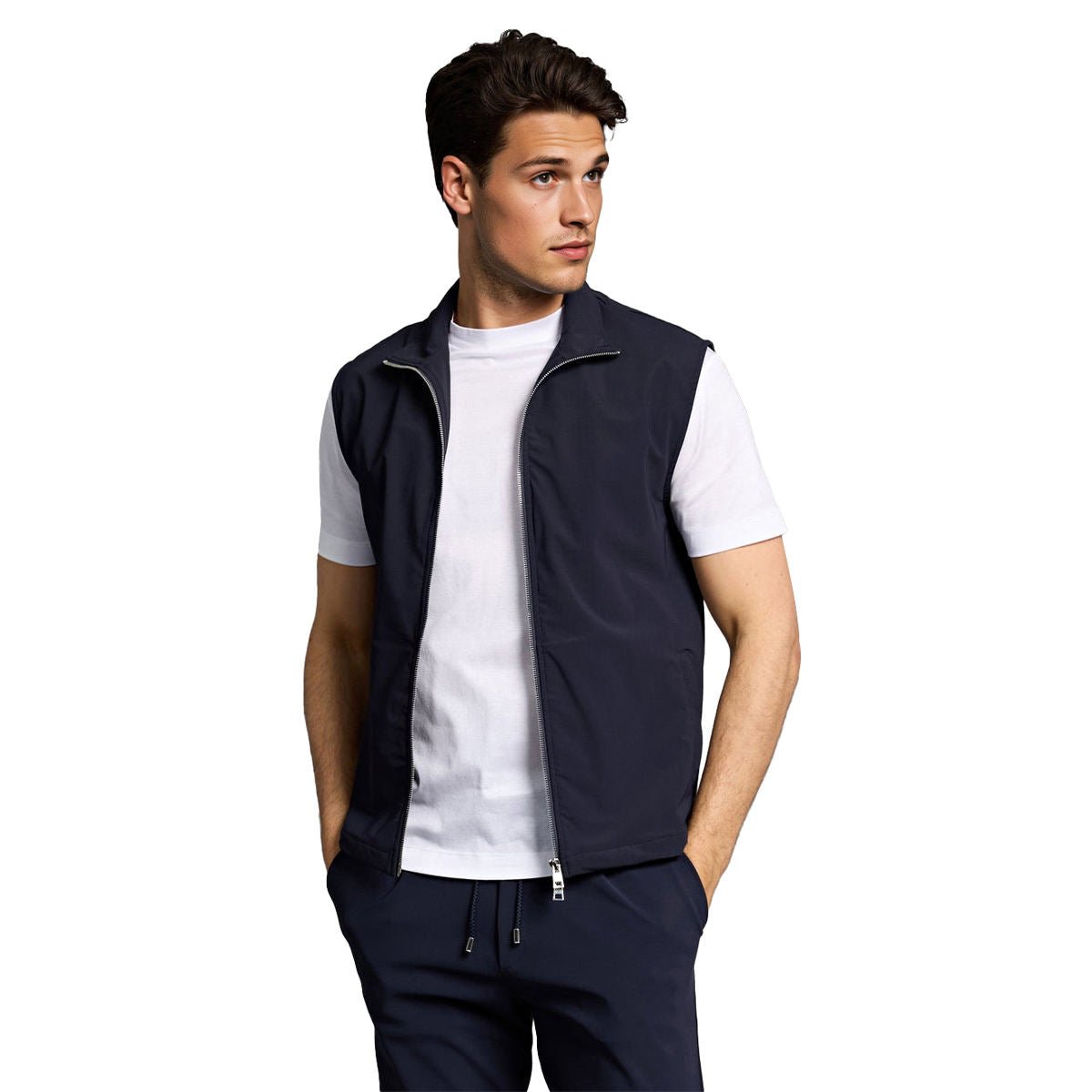 Eloro Blue Navy Gilet - ELORO