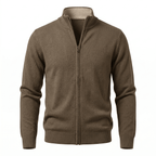 Eloro Brown Cardigan Zip - ELORO