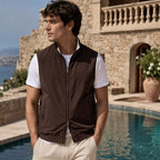 Eloro Brown Reversible Gilet - ELORO