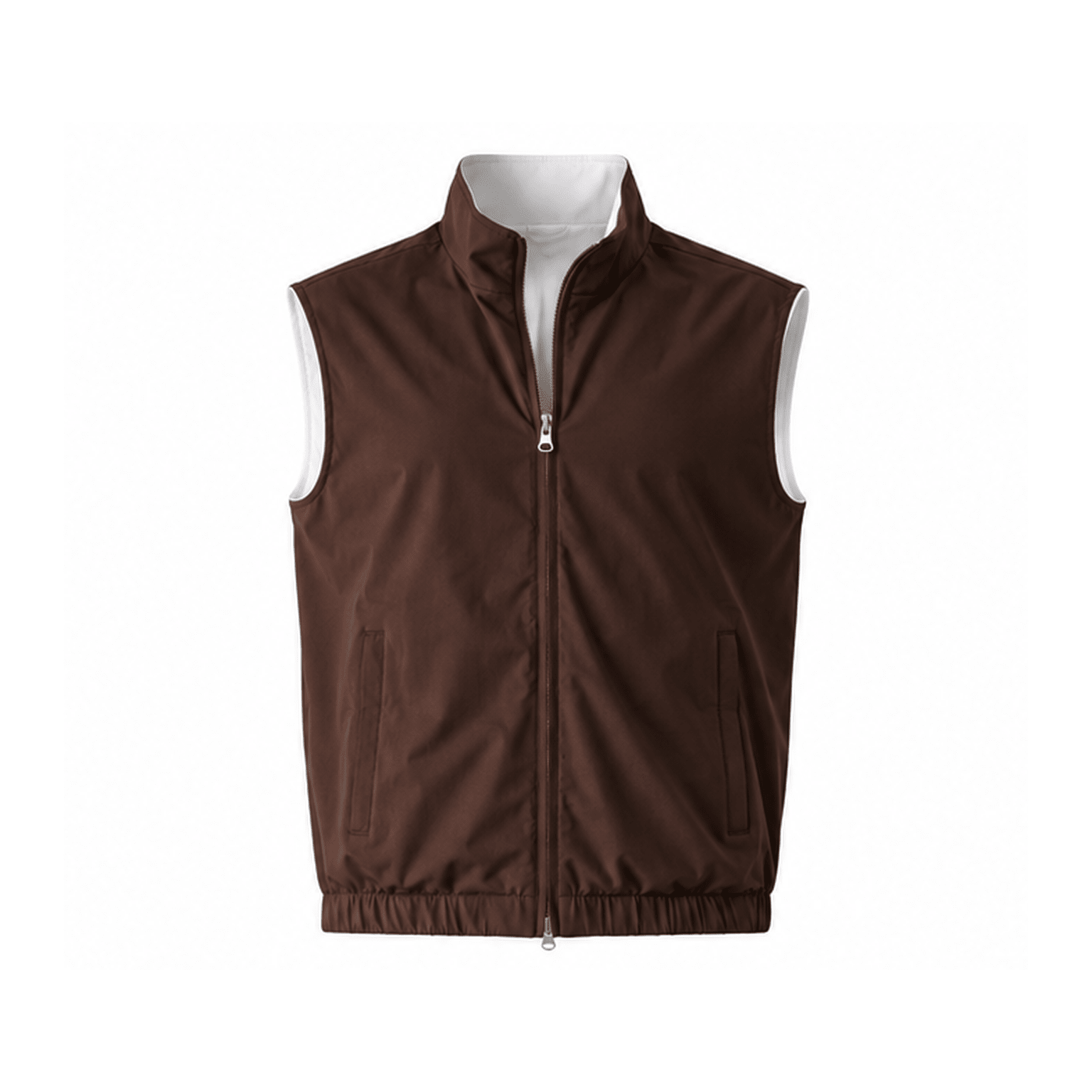Eloro Brown Reversible Gilet - ELORO