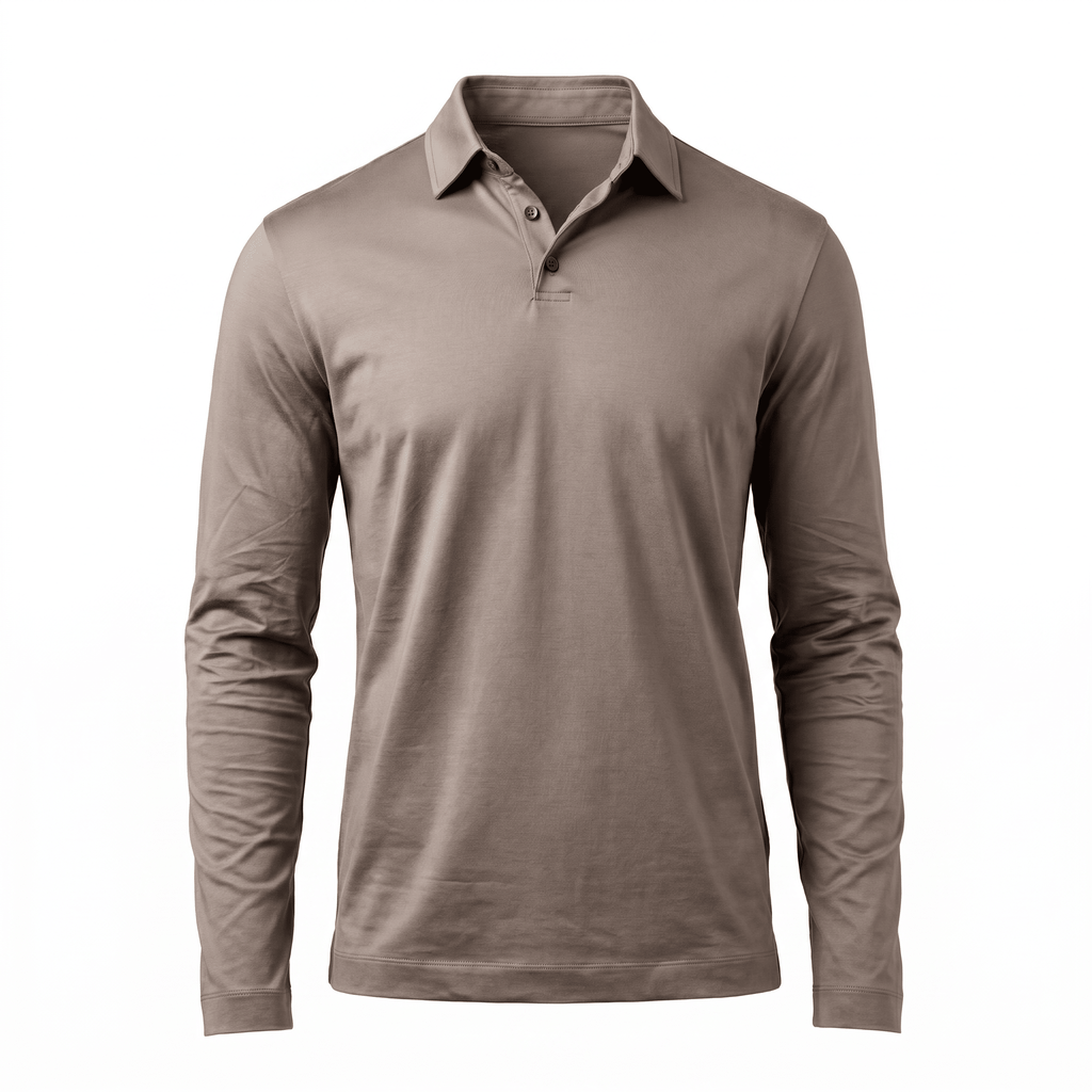 Eloro Camel Polo Longsleeve - ELORO