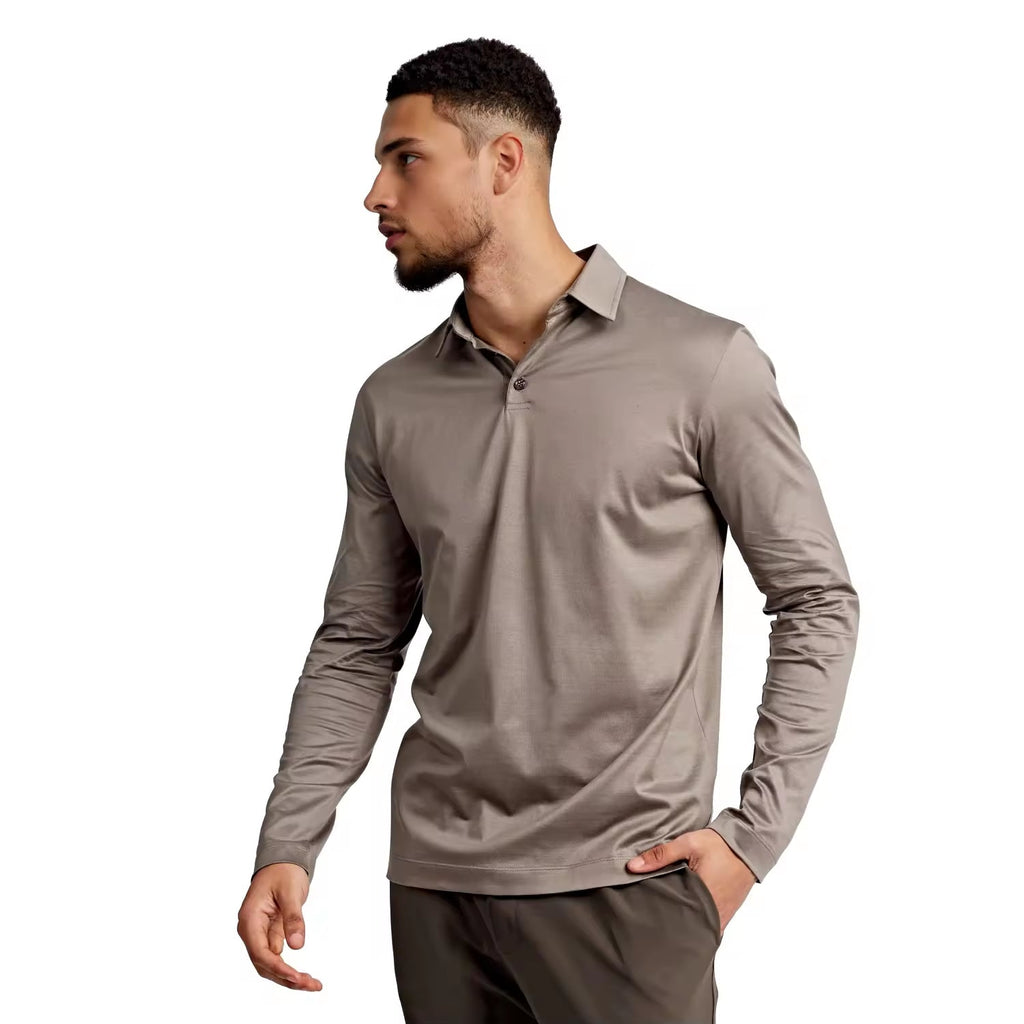 Eloro Camel Polo Longsleeve - ELORO