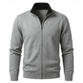 Eloro Gray Cardigan Zip - ELORO